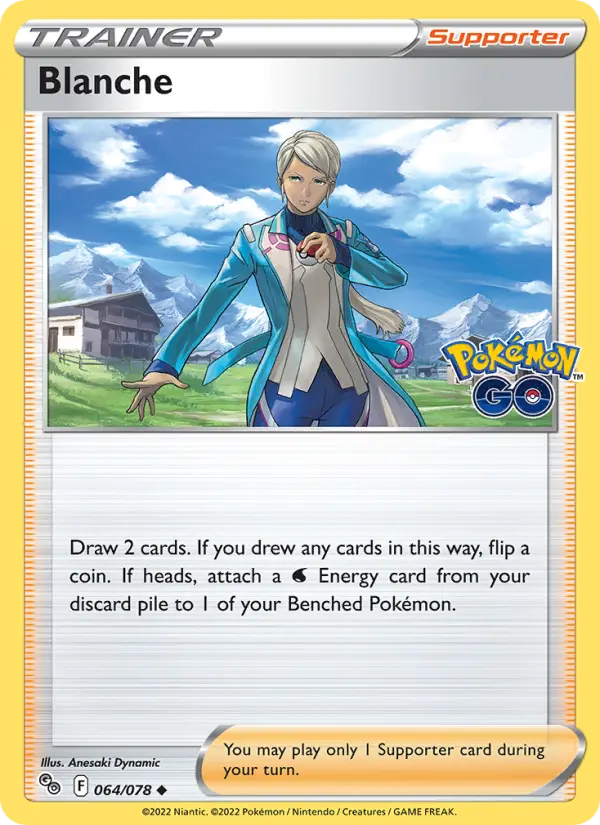 Blanche 64 — Pokémon GO 64, Normal finish