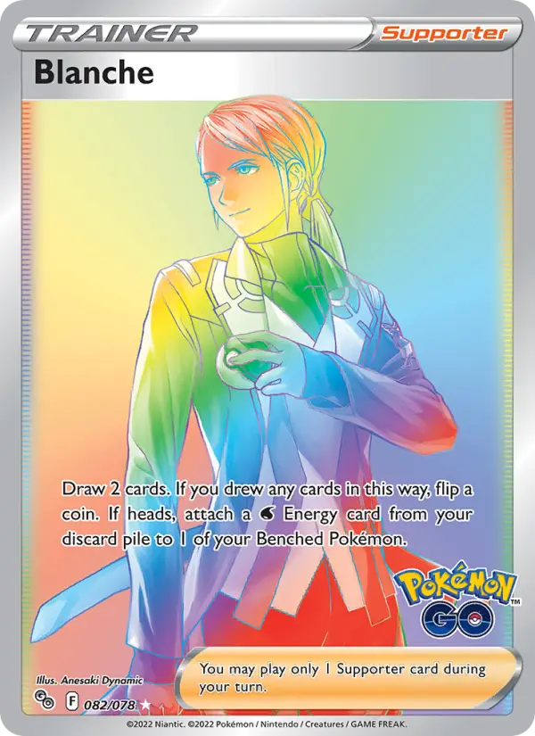 Blanche 82 — Pokémon GO 82, Holofoil finish
