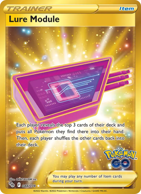 Lure Module 88 — Pokémon GO 88, Holofoil finish