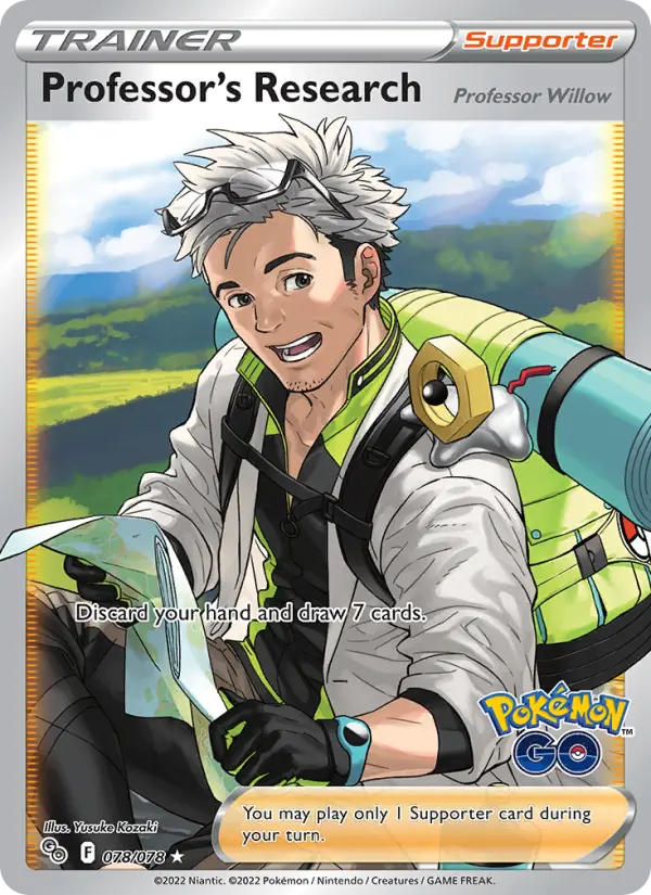 Professor's Research 78 — Pokémon GO 78, Holofoil finish
