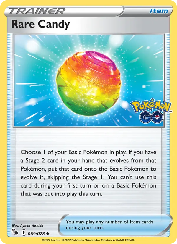 Rare Candy 69 — Pokémon GO 69, Normal finish