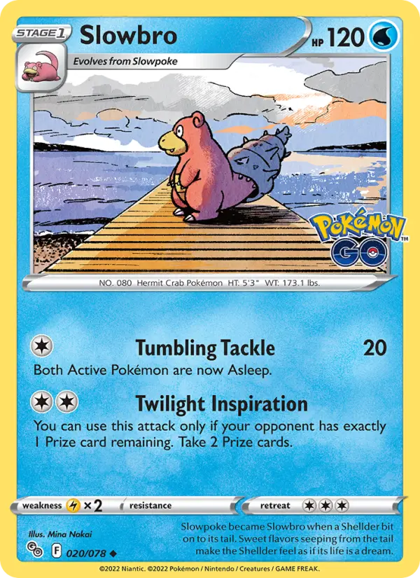 Slowbro 20 — Pokémon GO 20, Normal finish