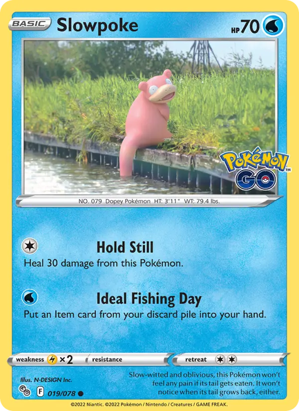 Slowpoke 19 — Pokémon GO 19, Normal finish