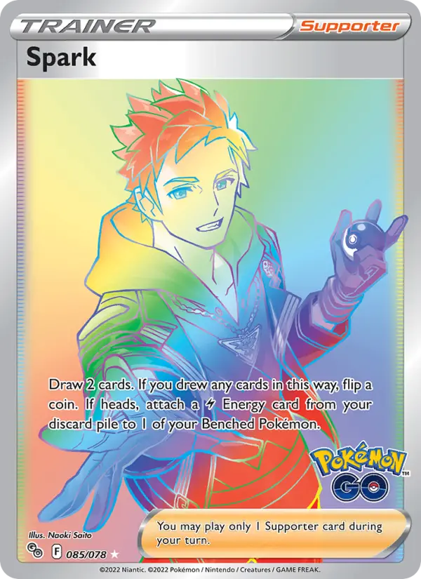 Spark 85 — Pokémon GO 85, Holofoil finish