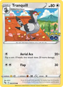 Tranquill — Pokémon GO 62
