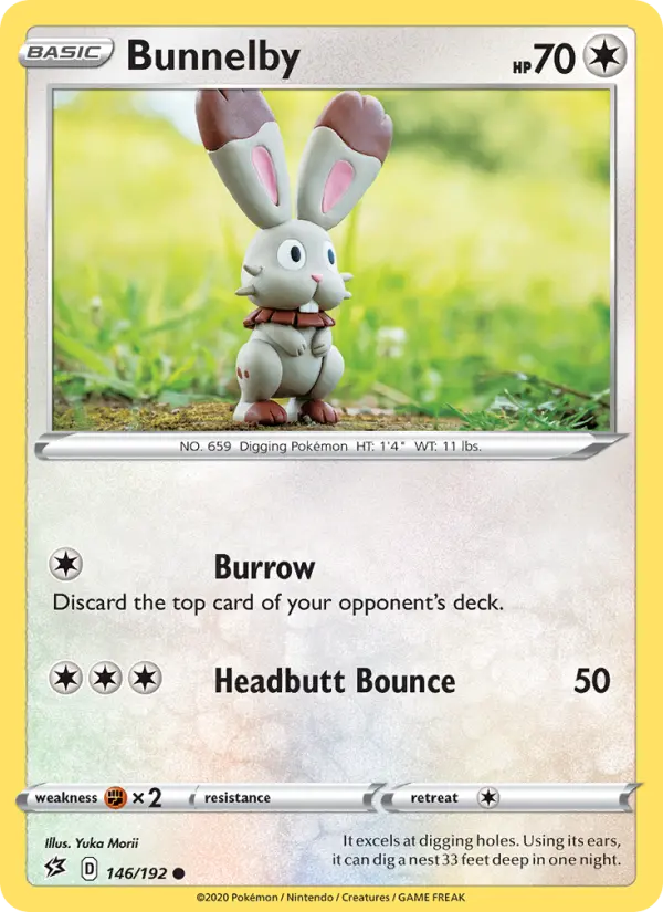 Bunnelby 146 card from Rebel Clash