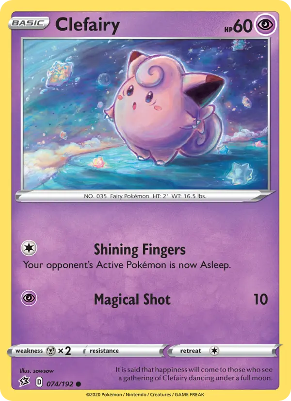 Clefairy 74 — Rebel Clash 74, Normal finish