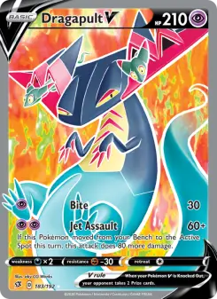 Dragapult V 183 — Rebel Clash