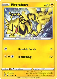 Electabuzz — Rebel Clash #58