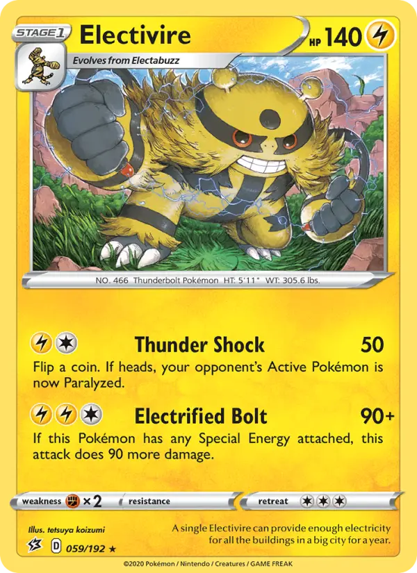 Electivire 59 — Rebel Clash 59, Normal finish