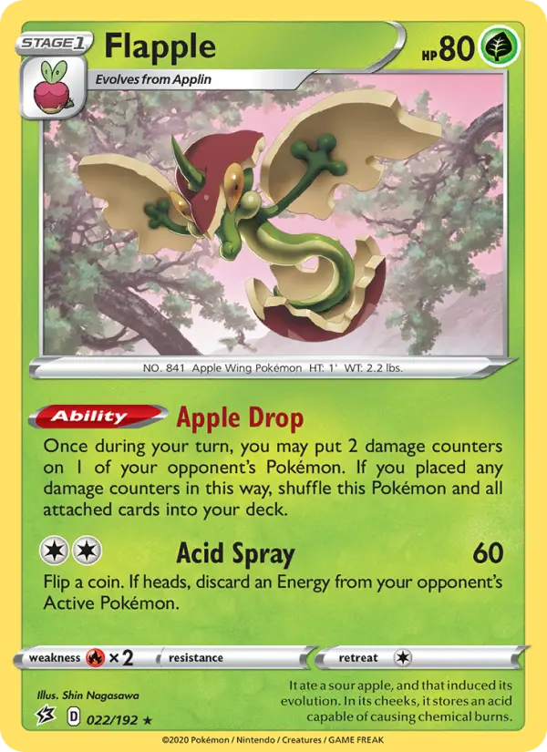 Flapple 22 — Rebel Clash 22, Holofoil finish