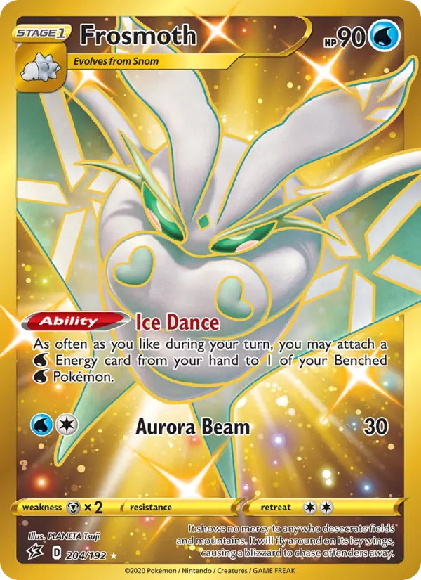 Frosmoth 204 card from Rebel Clash