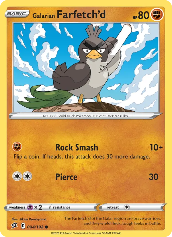 Galarian Farfetch'd 94 — Rebel Clash 94, Normal finish
