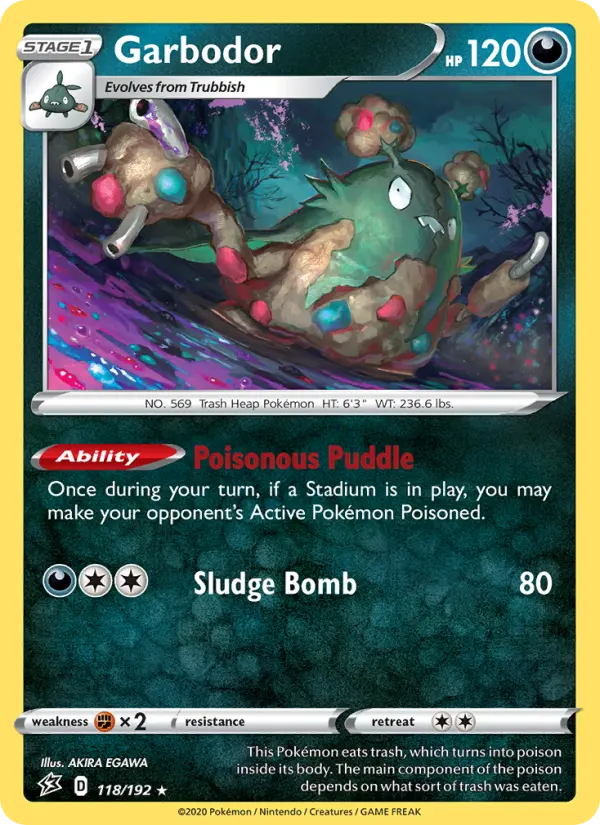 Garbodor 118 — Rebel Clash 118, Normal finish