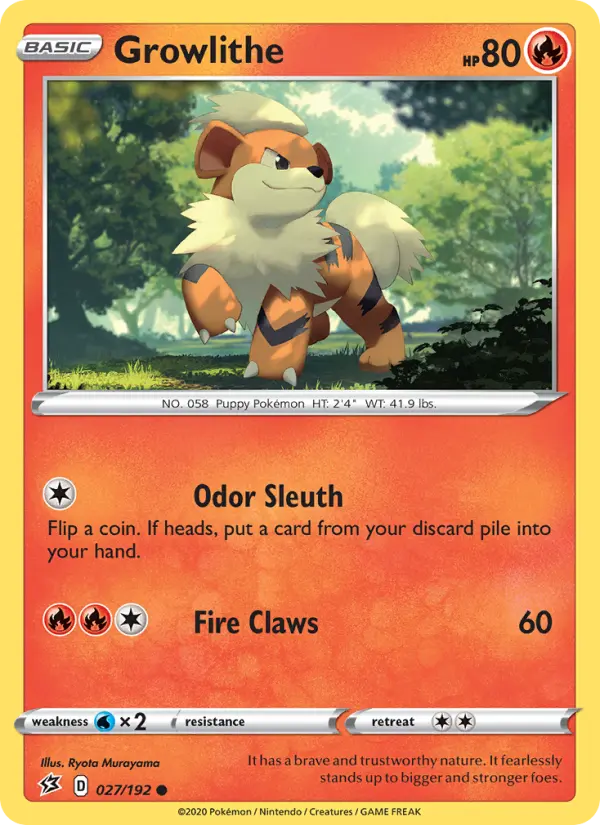 Growlithe 27 — Rebel Clash 27, Normal finish