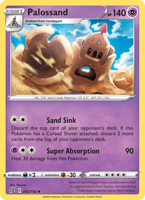 Palossand 82 card from Rebel Clash