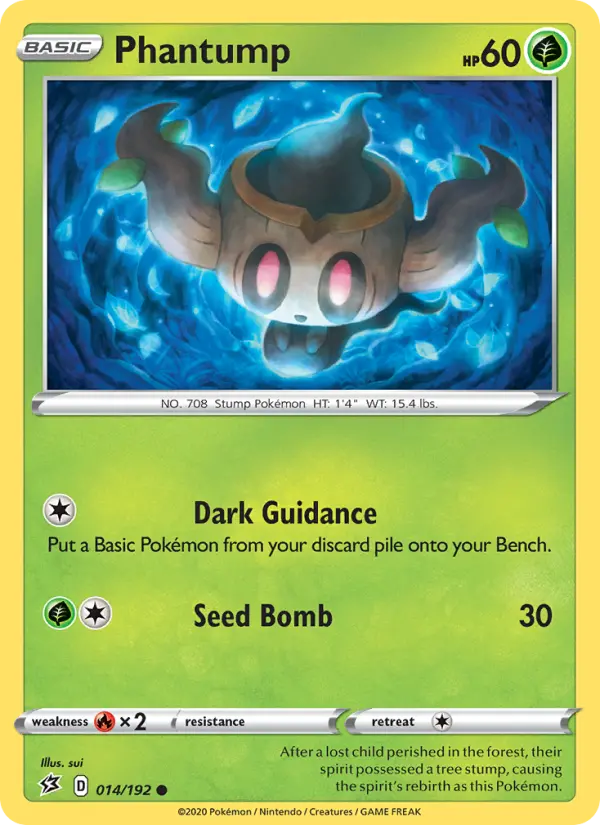 Phantump 14 card from Rebel Clash