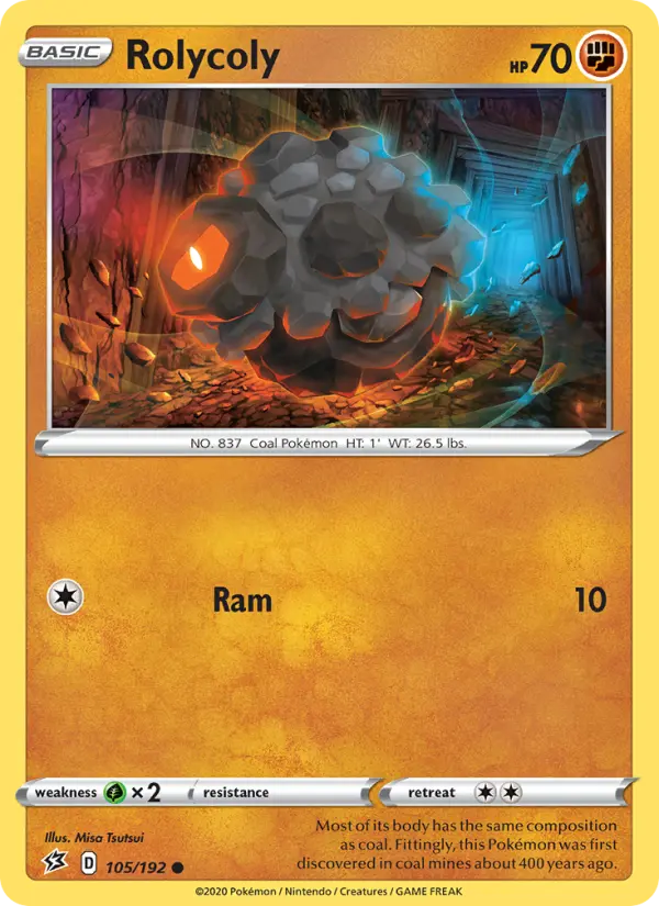 Rolycoly 105 — Rebel Clash 105, Normal finish