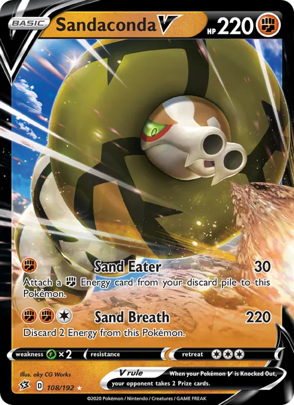 Sandaconda V 108 — Rebel Clash 108, Holofoil finish