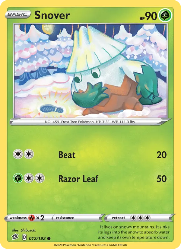Snover 12 card from Rebel Clash