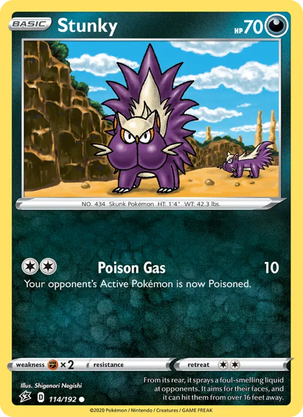 Stunky 114 card from Rebel Clash