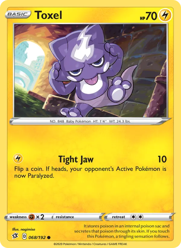 Toxel 68 card from Rebel Clash