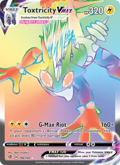 Toxtricity VMAX 196 — Rebel Clash
