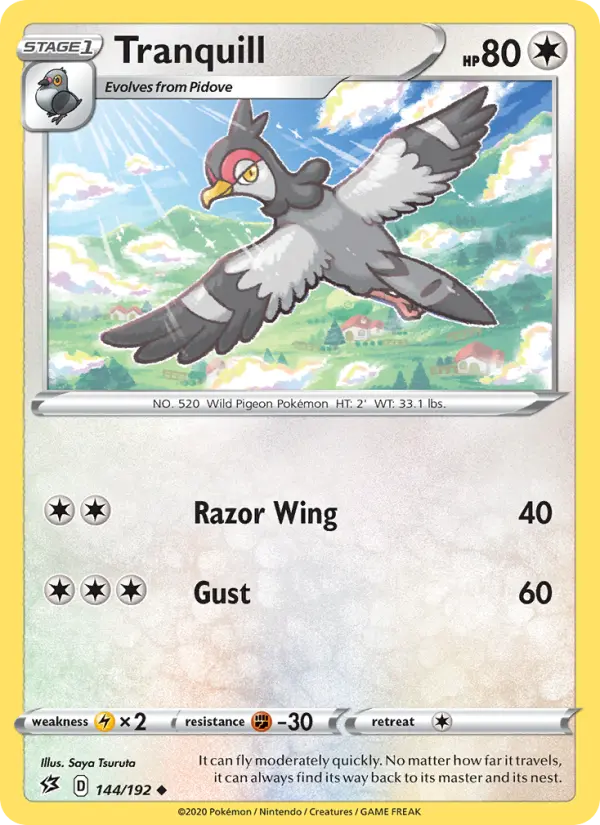 Tranquill 144 card from Rebel Clash