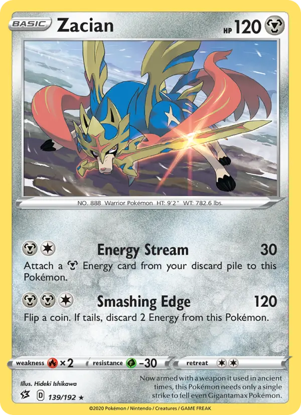 Zacian 139 — Rebel Clash 139, Normal finish