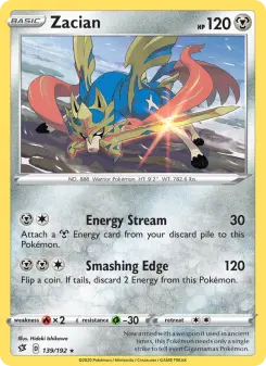 Zacian — Rebel Clash #139