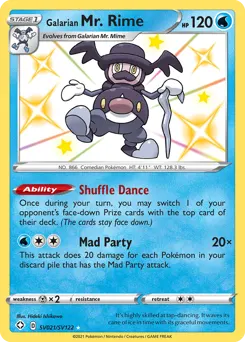 Galarian Mr. Rime SV021 — Shining Fates Shiny Vault
