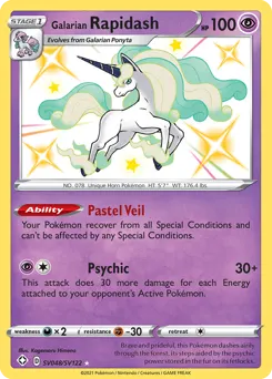 Galarian Rapidash — Shining Fates Shiny Vault #SV048