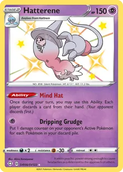 Hatterene SV056 — Shining Fates Shiny Vault