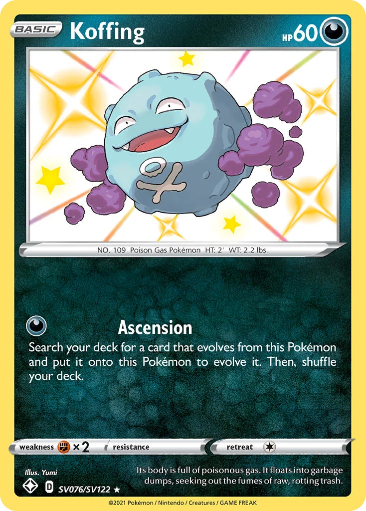 Koffing SV076 — the most expensive Yumi card