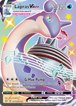 Lapras VMAX — Shining Fates Shiny Vault #SV111