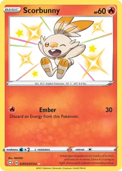 Scorbunny — Shining Fates Shiny Vault SV015