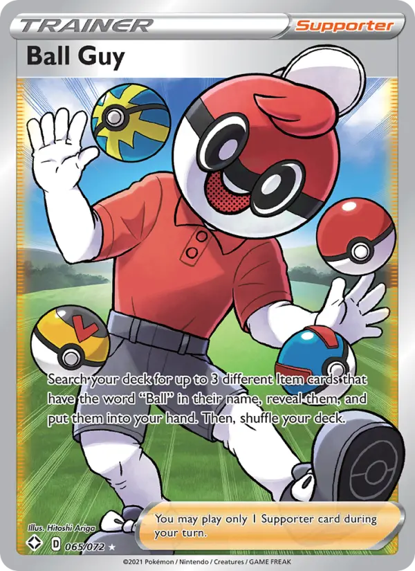 Ball Guy 65 — Shining Fates 65, Holofoil finish