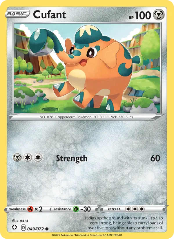 Cufant 49 — Shining Fates 49, Normal finish