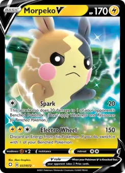 Morpeko V 37 — Shining Fates