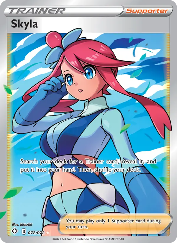 Skyla 72 — the most expensive Shining Fates card