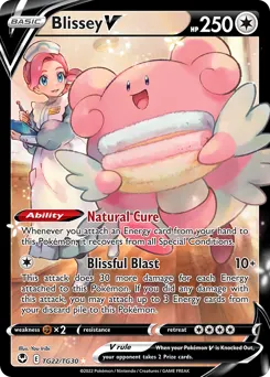 Blissey V TG22 — Silver Tempest Trainer Gallery