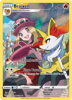 Braixen TG01 — Silver Tempest Trainer Gallery