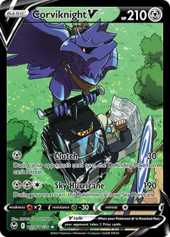 Corviknight V TG18 — Silver Tempest Trainer Gallery