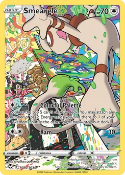 Smeargle TG10 — Silver Tempest Trainer Gallery