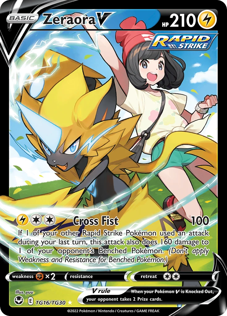 Zeraora V TG16 — the most expensive yuu card