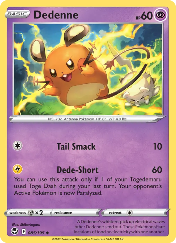 Dedenne 85 — Silver Tempest 85, Normal finish