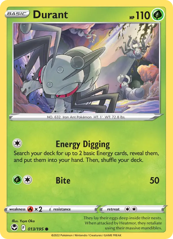 Durant 13 card from Silver Tempest