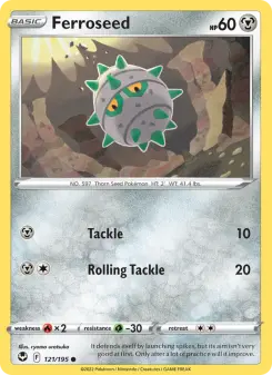 Ferroseed — Silver Tempest 121