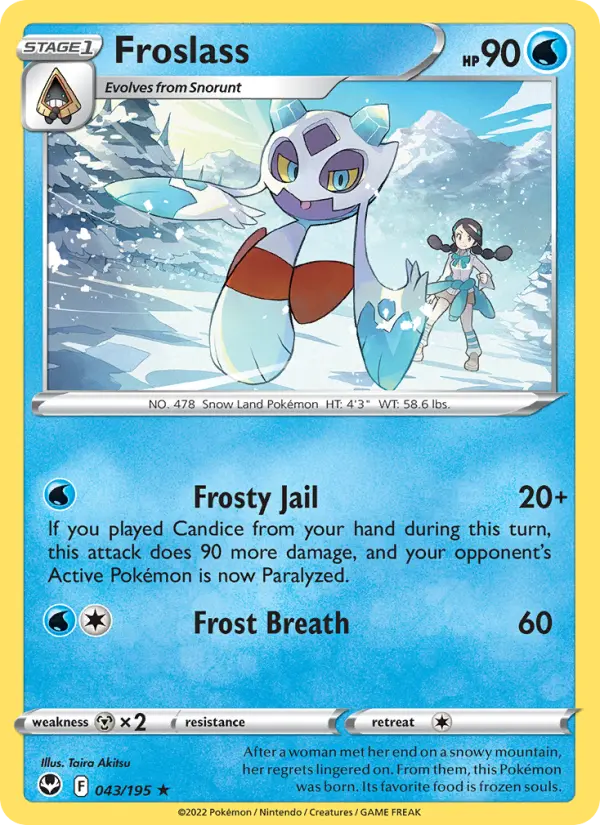 Froslass 43 — Silver Tempest 43, Normal finish
