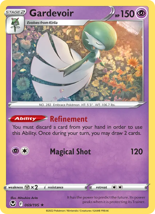 Gardevoir 69 — Silver Tempest 69, Normal finish